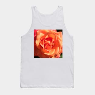 Orange Creamsicle Rose Tank Top